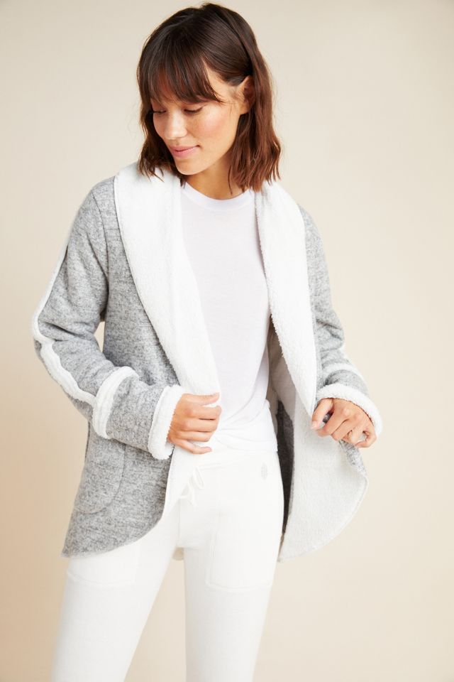 Splendid Sherpa Lined Hacci Cardigan Anthropologie