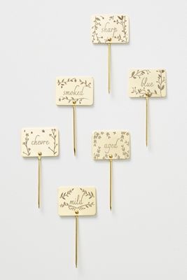 Herbiflora Cheese Markers, Set of 6