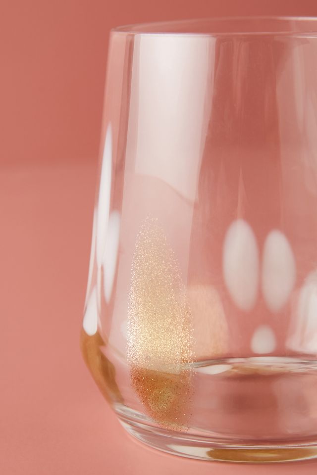 Thalia Stemless Wine Glasses, Set of 4 #1