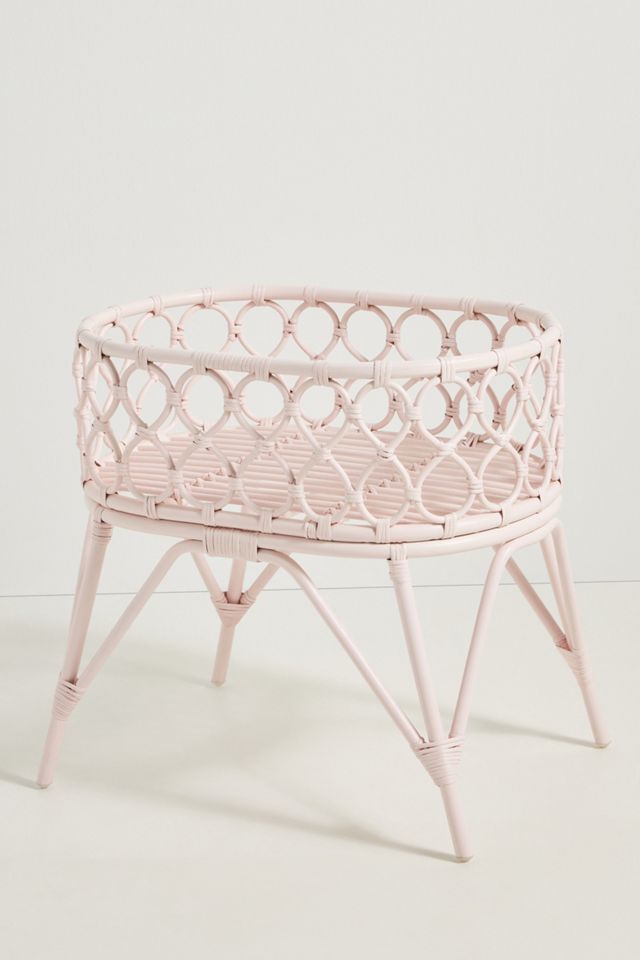 Wicker Doll Bassinet #1