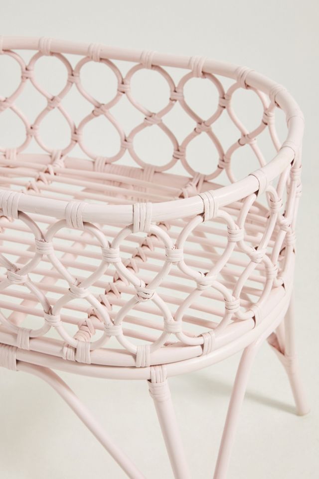 Wicker Doll Bassinet #2