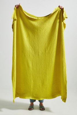 Woven Waffle Throw Blanket