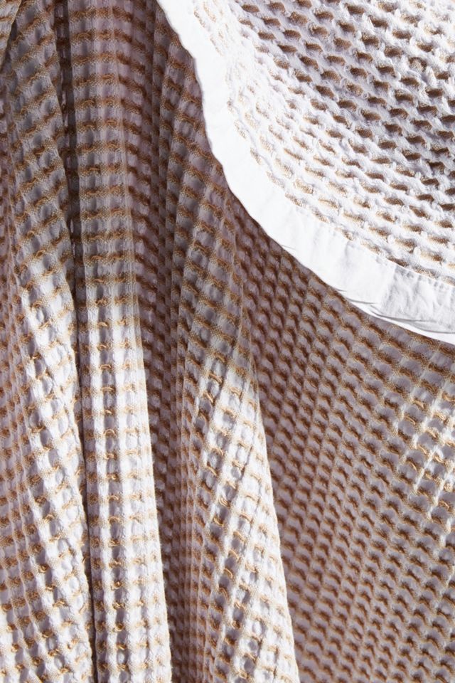 Woven Waffle Throw Blanket #1