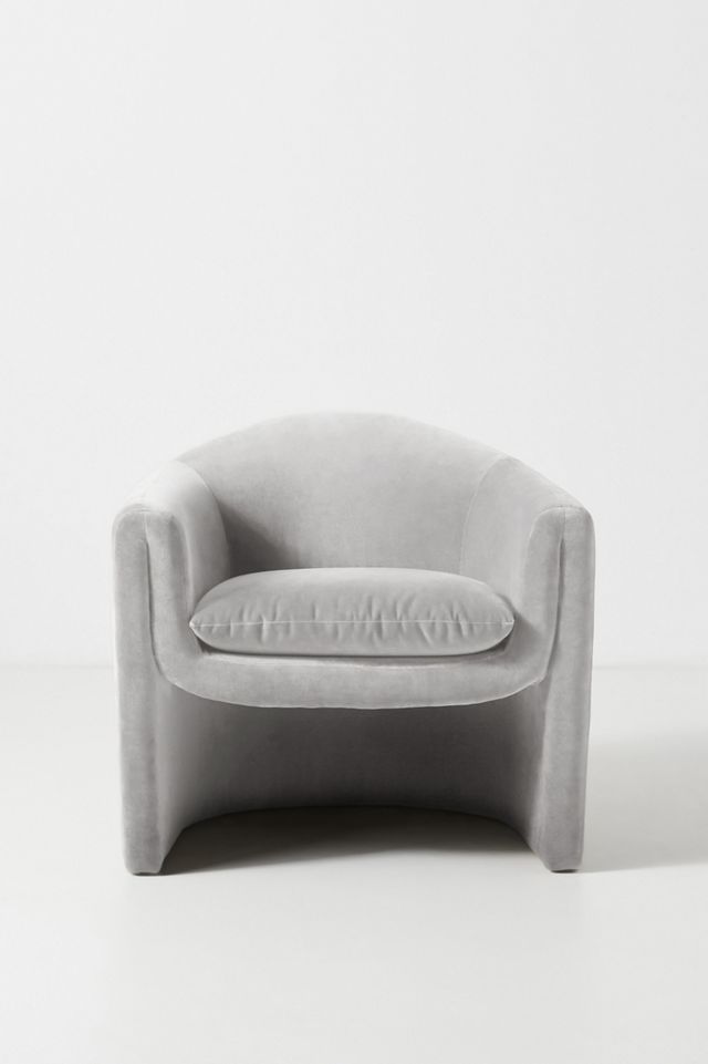 Velvet Sculptural Chair #1