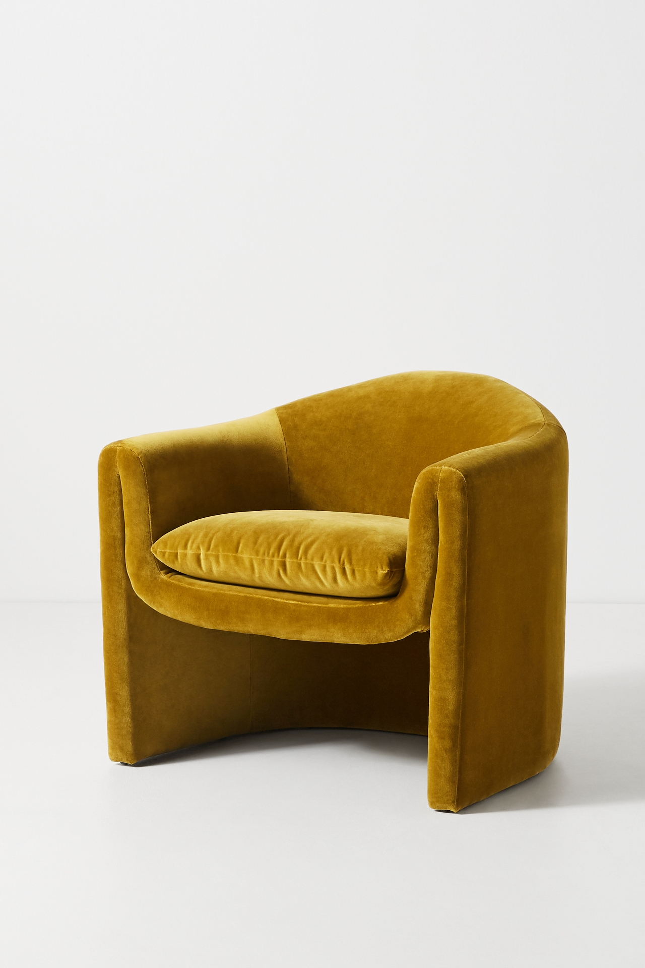 Velvet Sculptural Chair