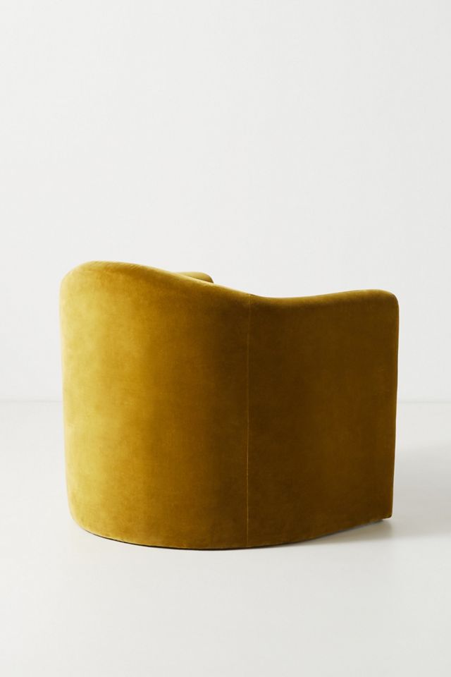 Velvet Sculptural Chair #4