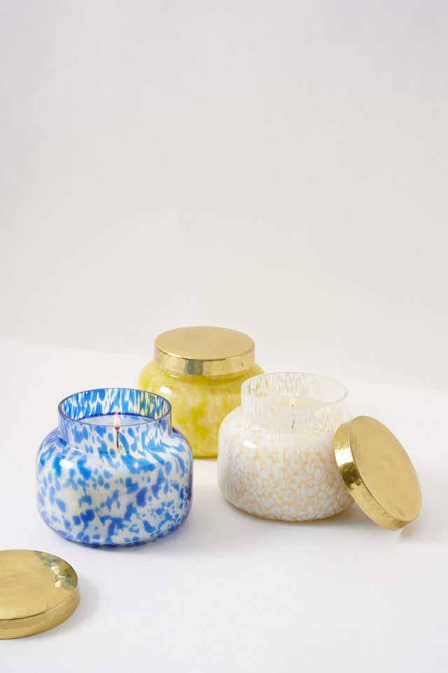 Capri Blue Mini Confetti Glass Candle