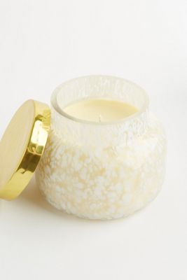 Capri Blue Confetti Glass Candle