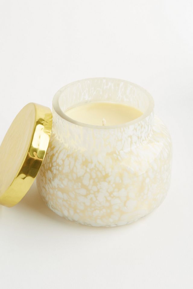 Capri Blue Confetti Glass Candle