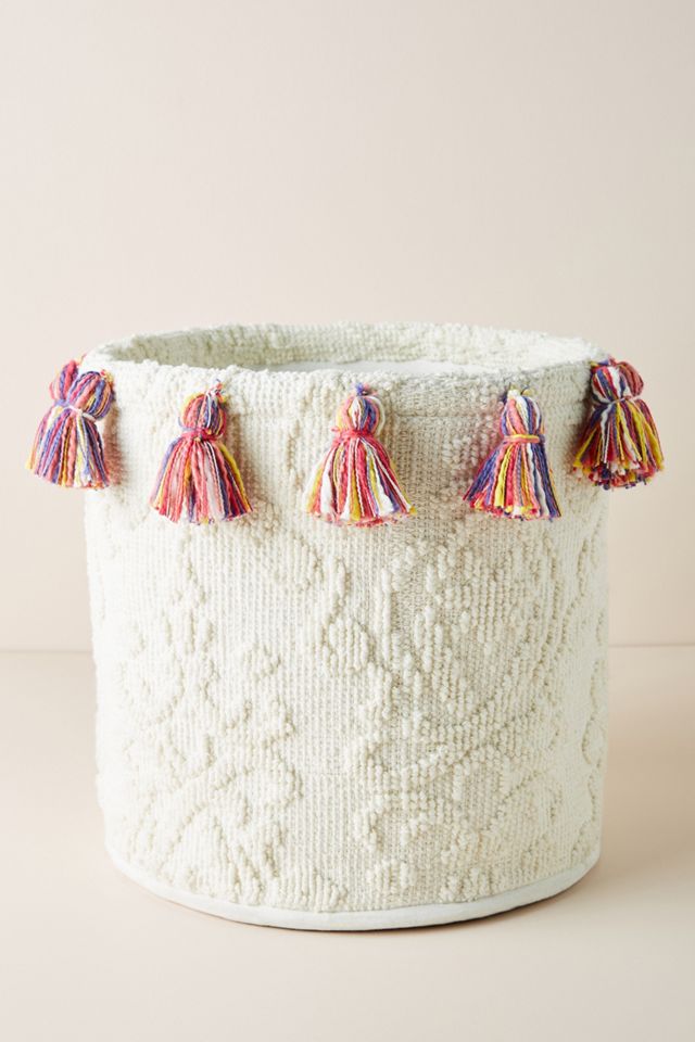 Tasseled Kids Storage Bin #1
