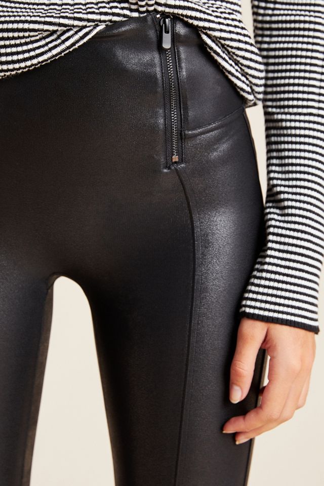 Spanx Hip-Zip Faux Leather Leggings #2
