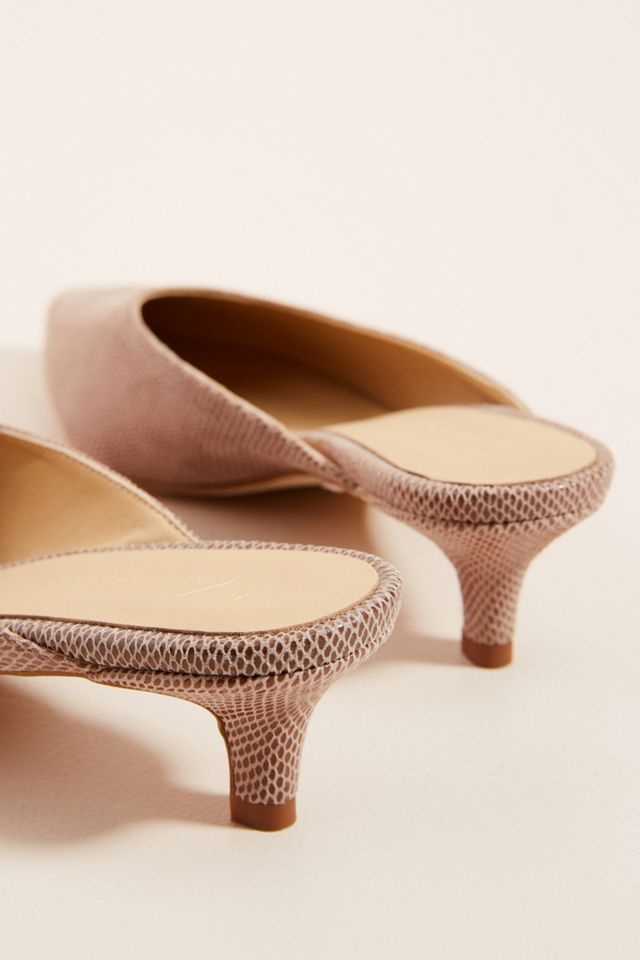 Jenny Kitten-Heeled Mules #3