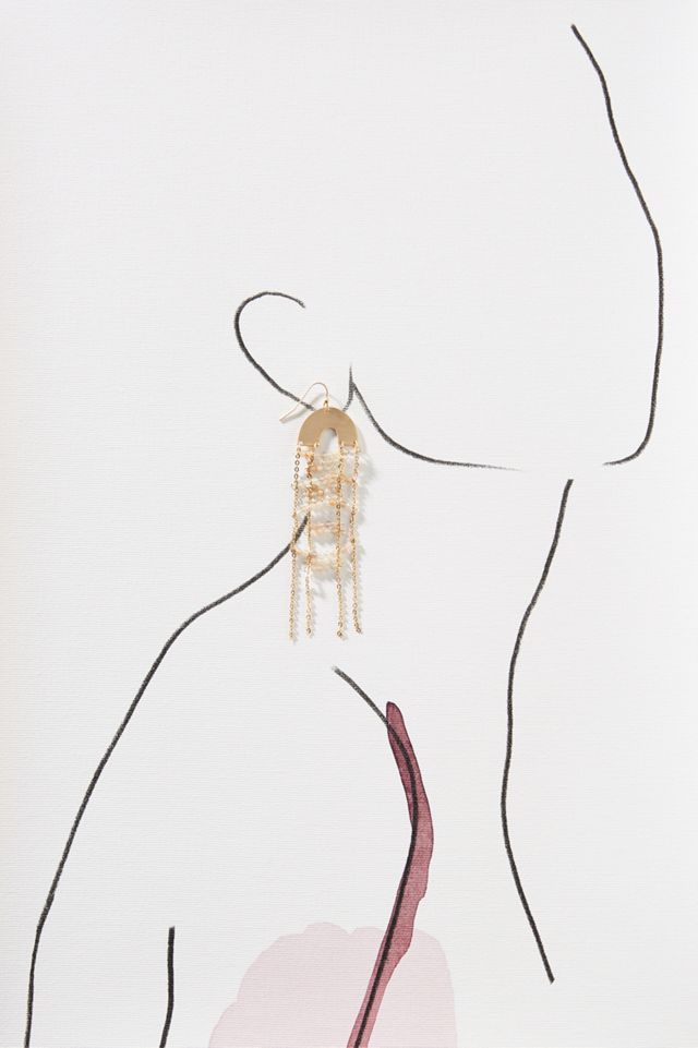 Rainbow Ladder Drop Earrings #2