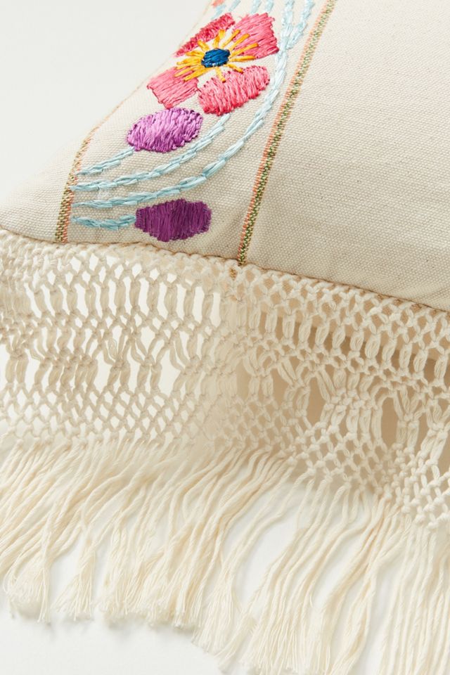 Hand-Embroidered Rae Pillow #2