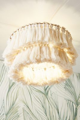 Fela Tasseled Flush Mount