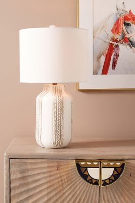 Ceramic Braid Table Lamp