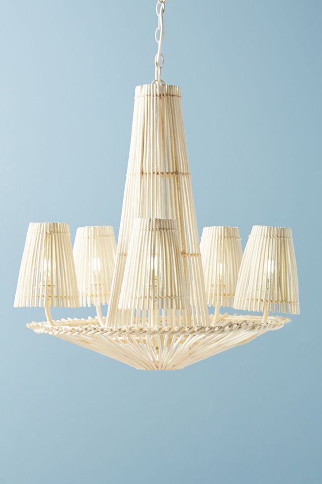 Tara Rattan Chandelier #1