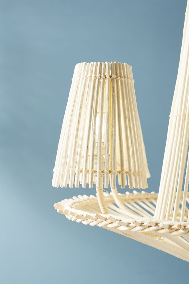 Tara Rattan Chandelier #2