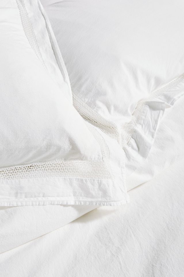 Washed Percale Clementine Duvet Set #1