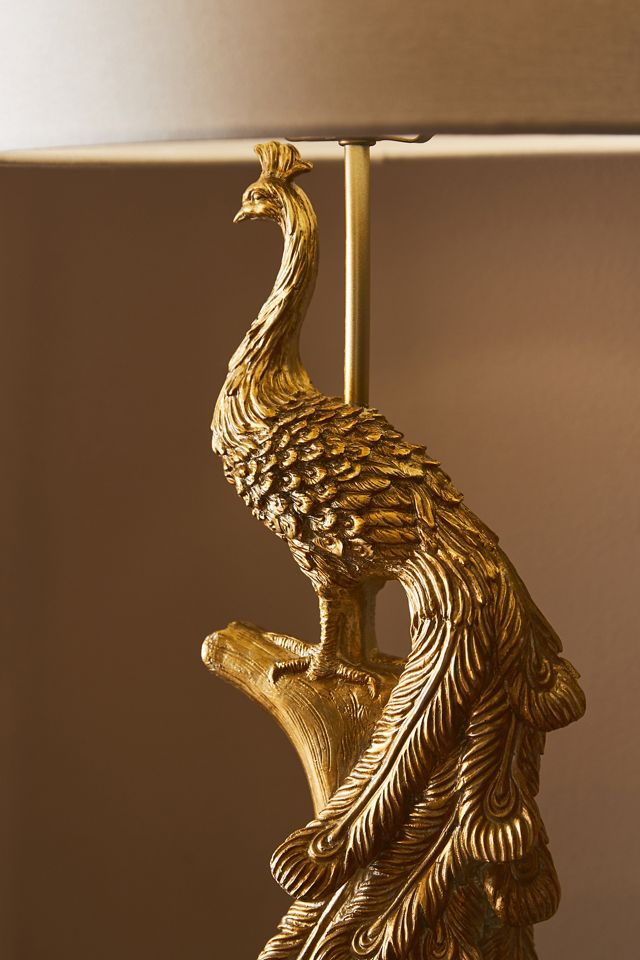 The Icon Table Lamp: Peacock Edition #2