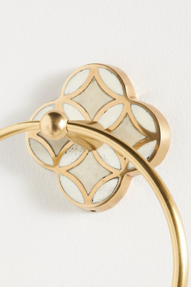 Louis Vuitton Gold Resin a La Folie Bracelet and Ring Set