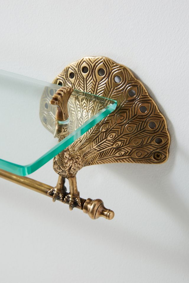 Ida Peacock Glass Shelf #2