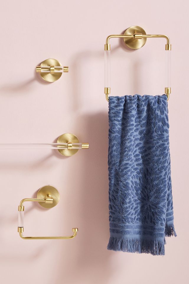 Lucite Towel Bar DIY - A Beautiful Mess