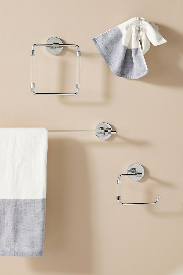 Mikayla Lucite Towel Ring | AnthroLiving
