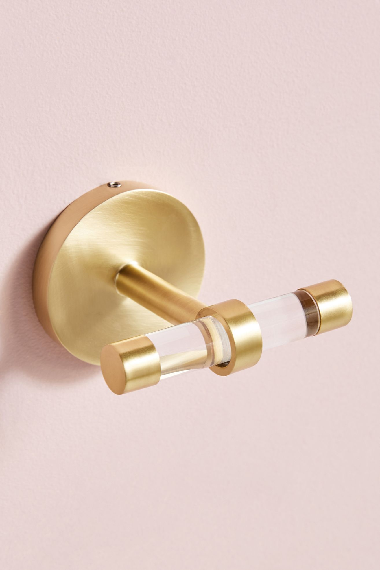 Mikayla Lucite Bath Hook - Bronze, Standard, One Size