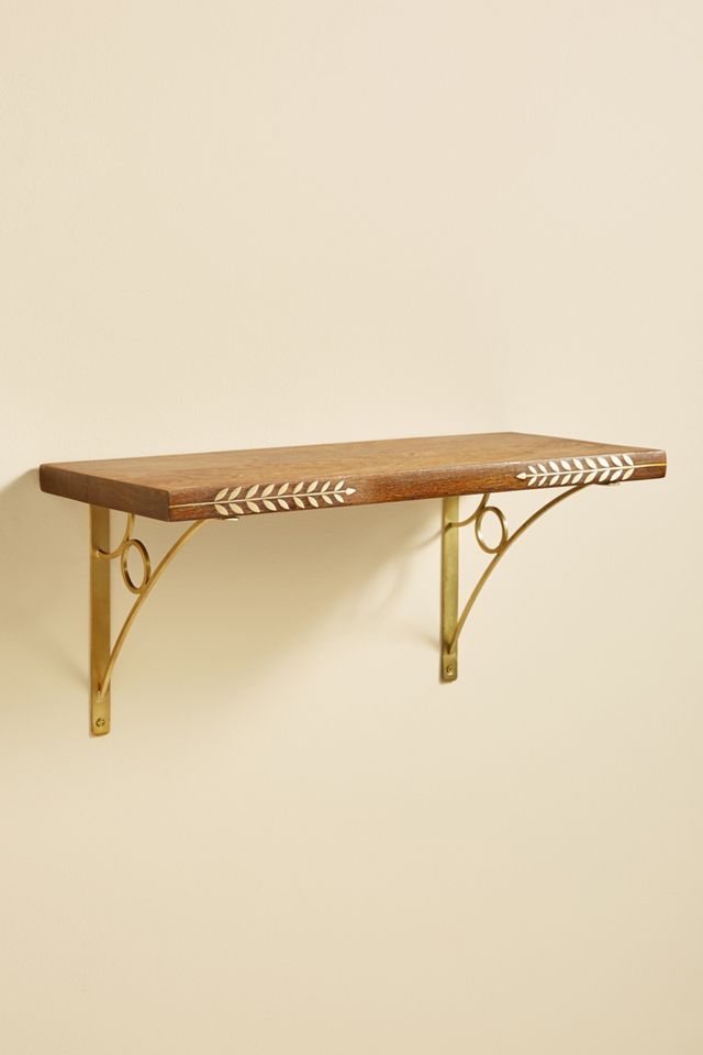 Willow Brass Inlay Shelf #2