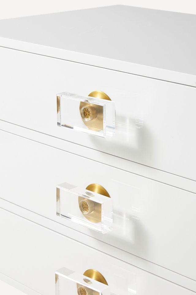 Lacquered Regency Six-Drawer Dresser #3