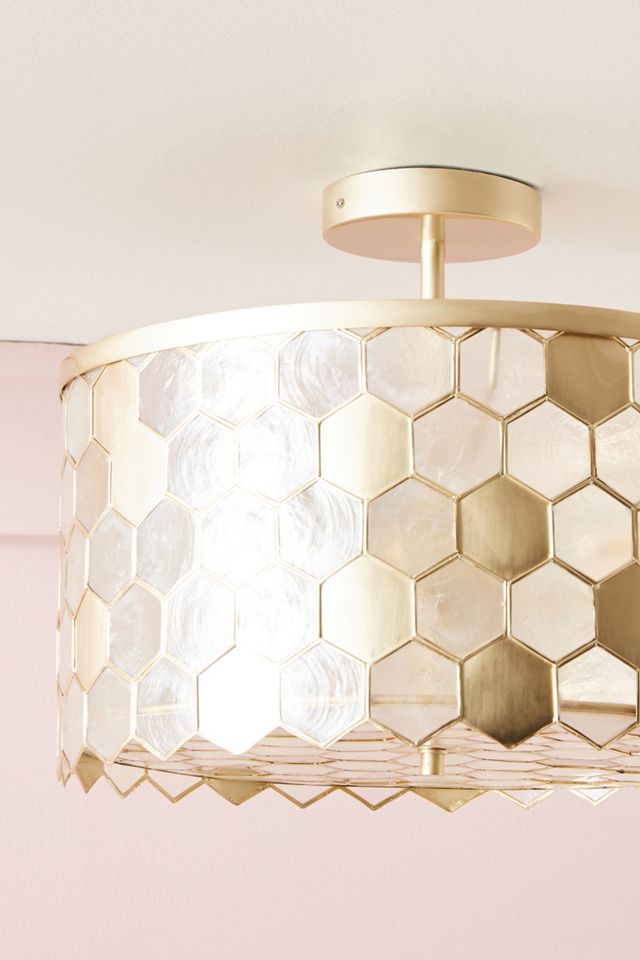 Honeycomb Flush Mount #2