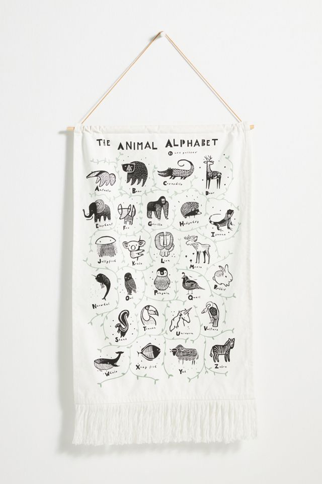 The Animal Alphabet Kids Wall Hanging #1