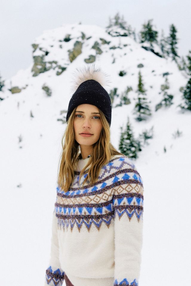 Pick-A-Pom Ribbed Beanie Base #8