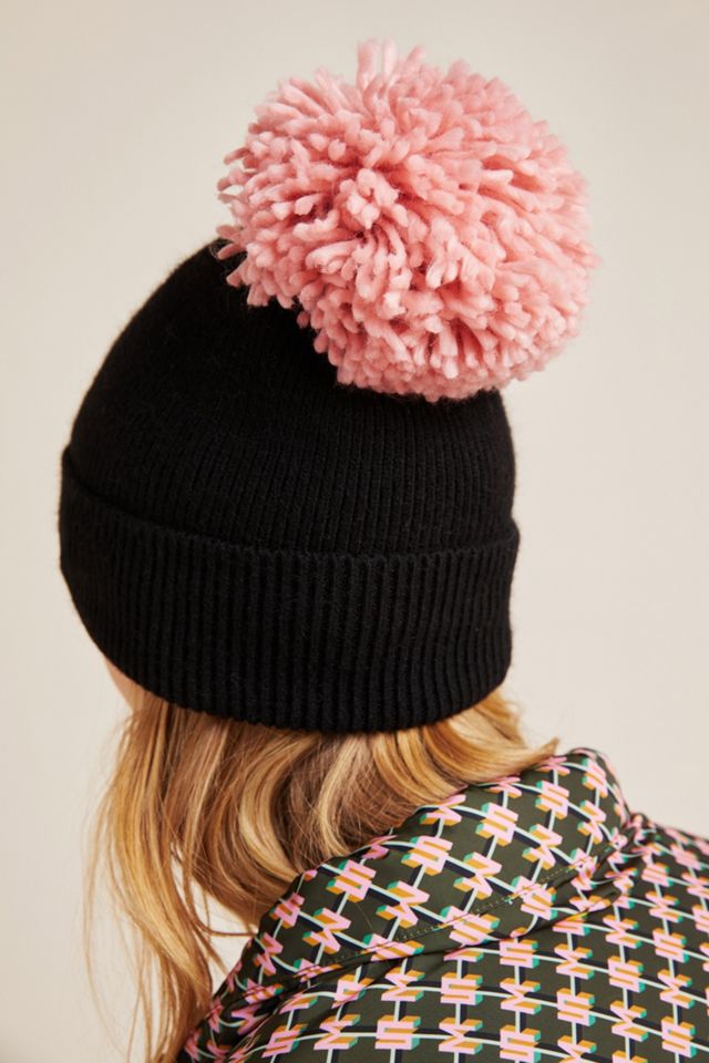 Pick-A-Pom Ribbed Beanie Base #4