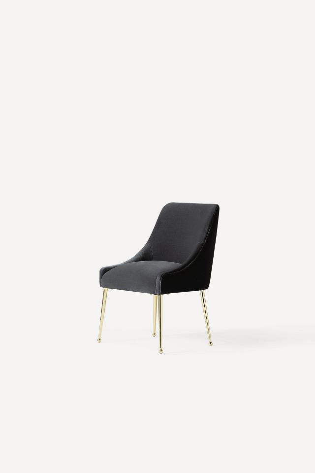 Anthropologie velvet elowen chair new arrivals