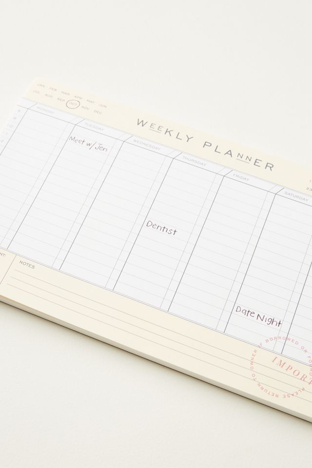 Lea Weekly Planner Deskpad #1
