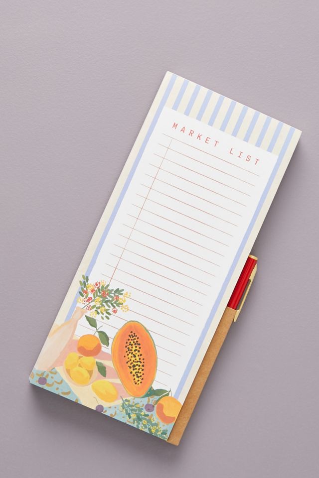 Carnet liste de marché #1