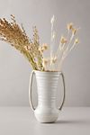 Vanilla Glossed Ceramic Vase #2