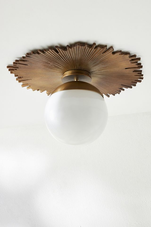 Starburst flush deals ceiling light