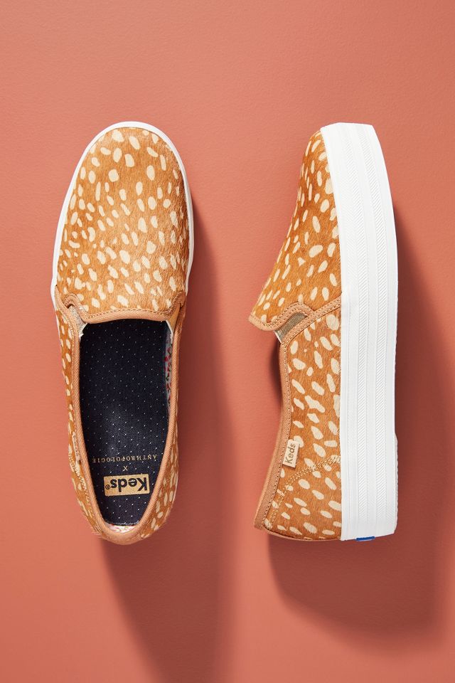 Keds Leopard Platform Slip On Sneakers Anthropologie