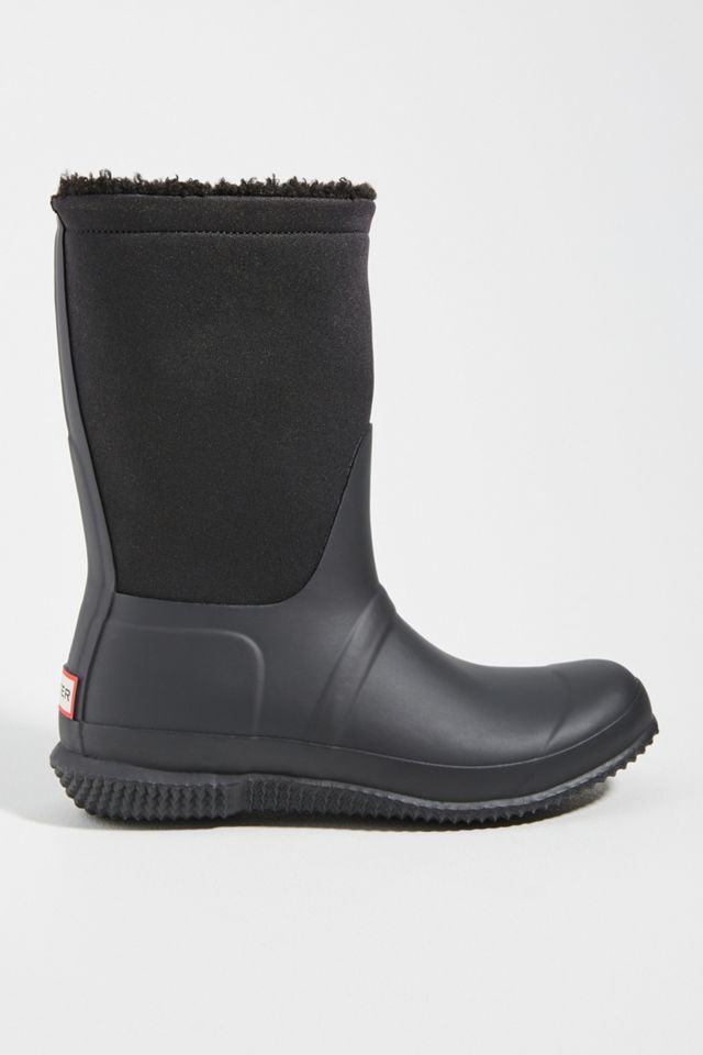 Hunter Original Roll Top Sherpa Rain Boots | Anthropologie