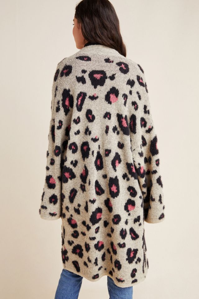 Ash Leopard-Printed Cardigan #1