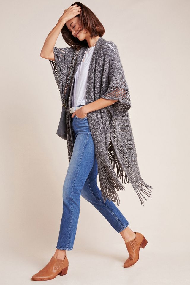 By Anthropologie Fringed Kimono  Anthropologie Taiwan - Women's