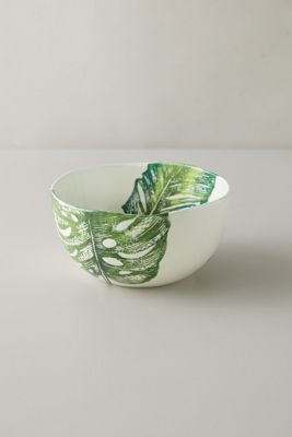 Monstera Leaf Serving Bowl