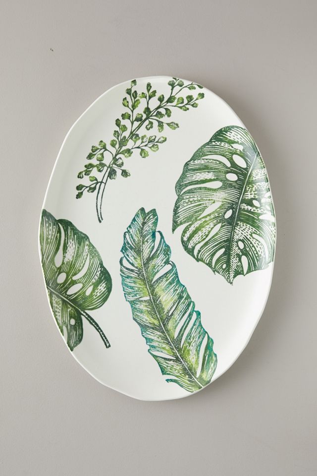 Tropical Leaves Serving Platter #1