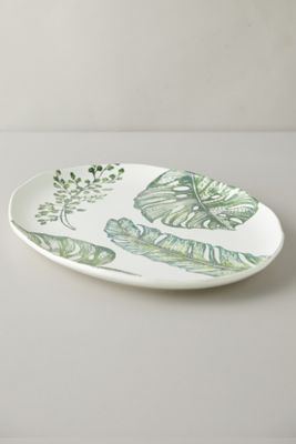 Tropical Leaves Serving Platter