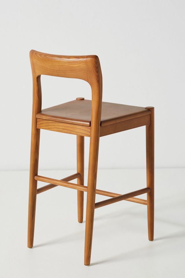 Heritage Ash Wood Counter Stool