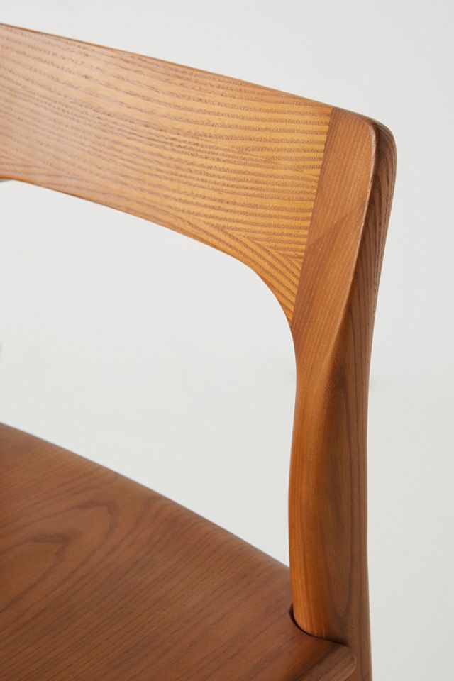 Heritage Ash Wood Counter Stool