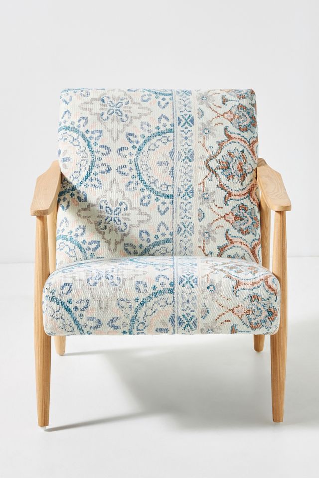 Rug Printed Split Armchair AnthroLiving